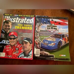 NASCAR.  From 2004. Daytona‎ 500 souvenir program, and NASCAR illustrated
